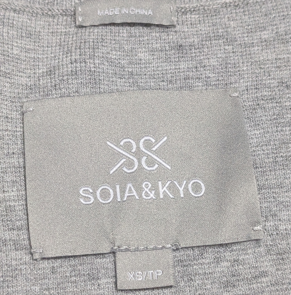 SOIA & KYO Benela Grey cardigan - Picture 7 of 14